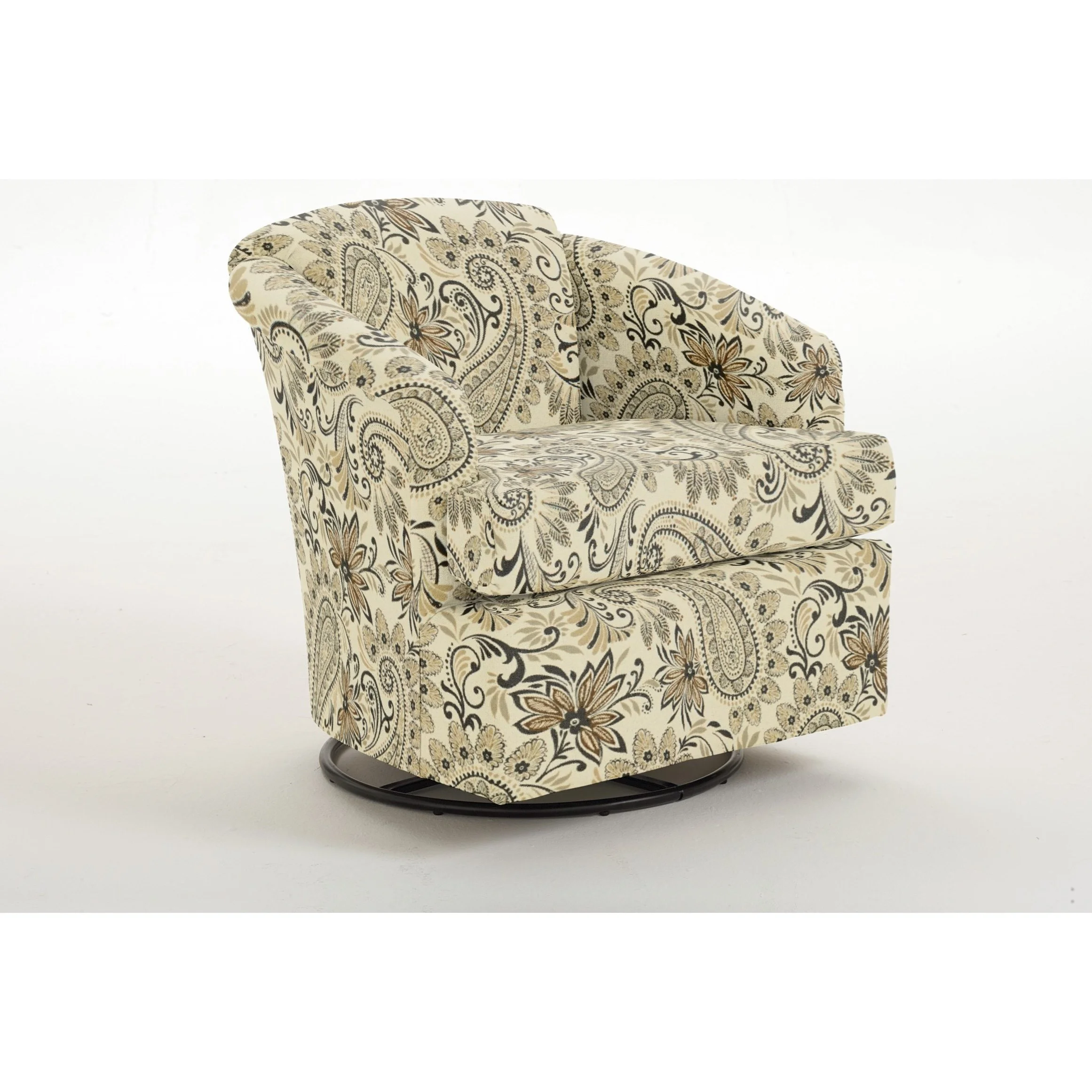 Best Home Furnishings Swivel Barrel Chairs 25671 Cass Swivel Barrel